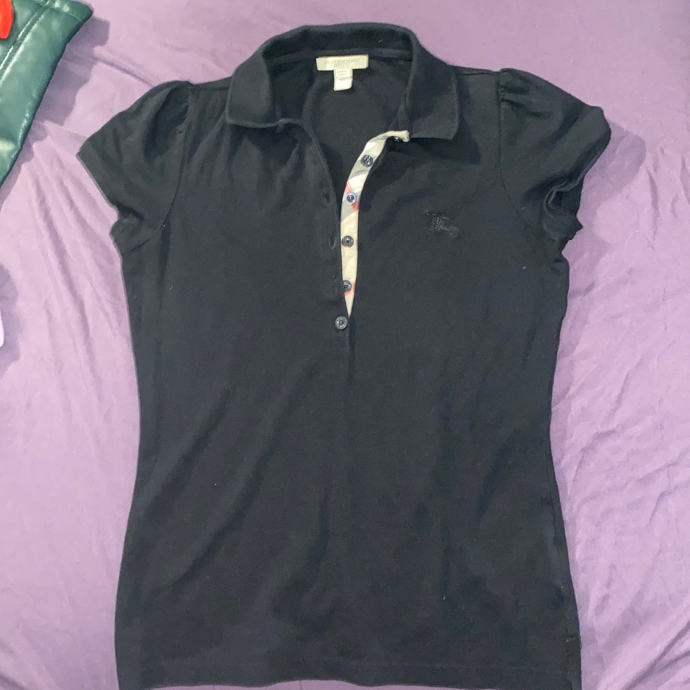 Burberry Womens Small Polo Shirt